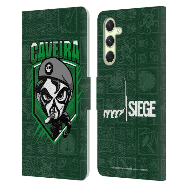 Tom Clancy's Rainbow Six Siege Chibi Operators Caveira Leather Book Wallet Case Cover For Samsung Galaxy A54 5G