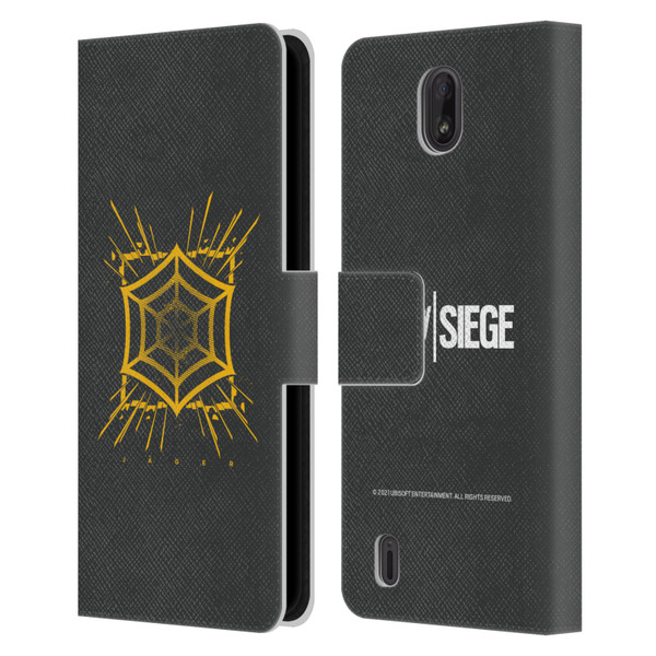 Tom Clancy's Rainbow Six Siege Icons Jager Leather Book Wallet Case Cover For Nokia C01 Plus/C1 2nd Edition