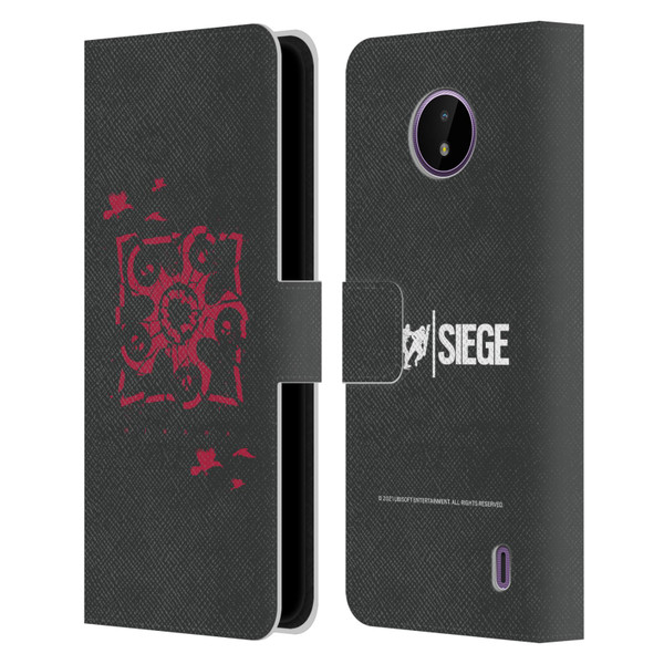 Tom Clancy's Rainbow Six Siege Icons Hibana Leather Book Wallet Case Cover For Nokia C10 / C20