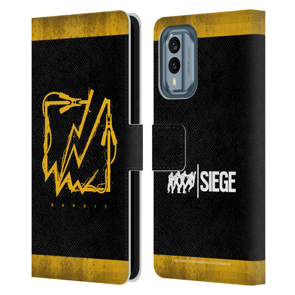 Tom Clancy's Rainbow Six Siege Icons Bandit Leather Book Wallet Case Cover For Nokia X30