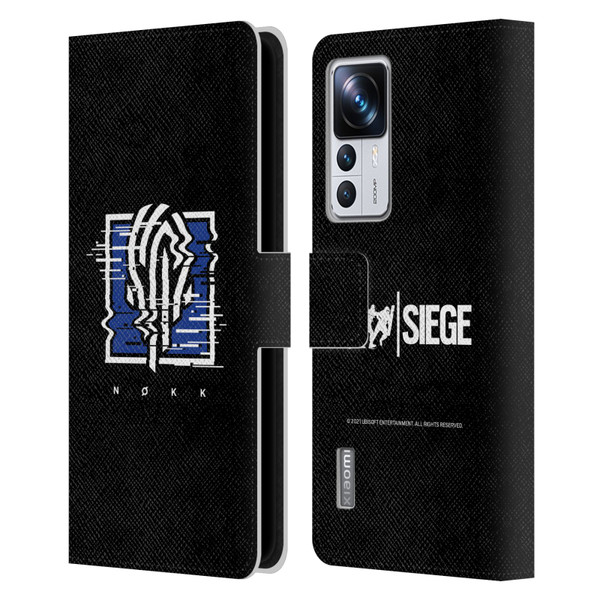 Tom Clancy's Rainbow Six Siege Icons Nokk Leather Book Wallet Case Cover For Xiaomi 12T Pro
