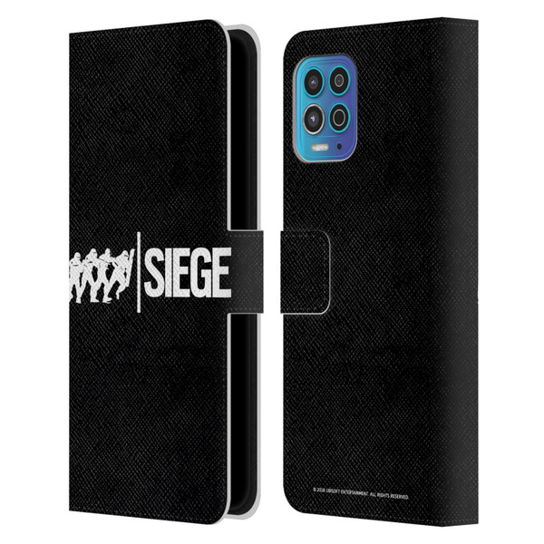 Tom Clancy's Rainbow Six Siege Logos Attack Leather Book Wallet Case Cover For Motorola Moto G100