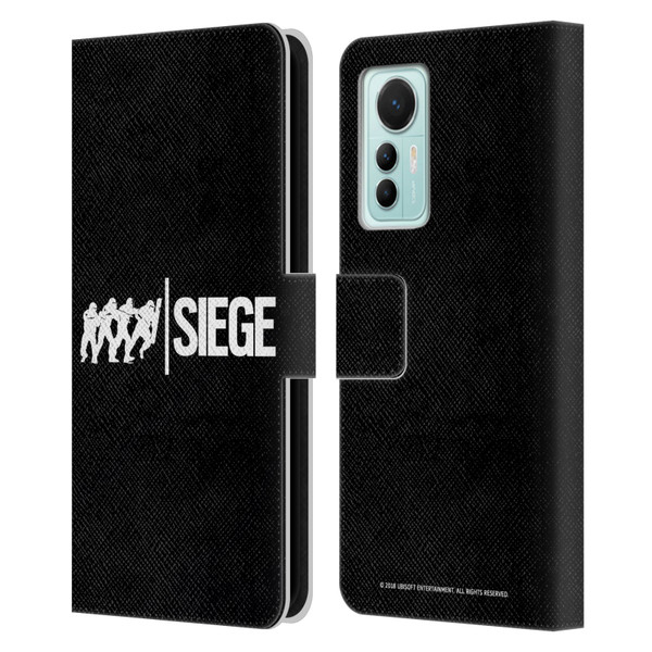 Tom Clancy's Rainbow Six Siege Logos Attack Leather Book Wallet Case Cover For Xiaomi 12 Lite