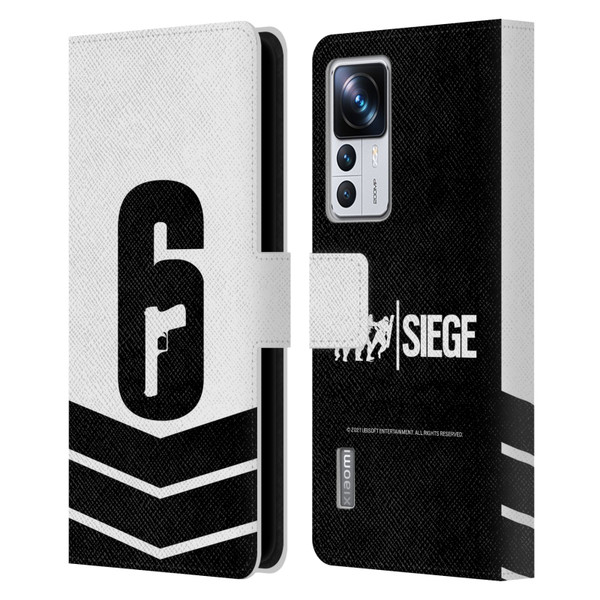 Tom Clancy's Rainbow Six Siege Logo Art Esport Jersey Leather Book Wallet Case Cover For Xiaomi 12T Pro