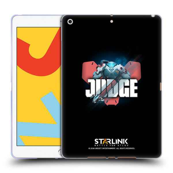 Starlink Battle for Atlas Character Art Judge Soft Gel Case for Apple iPad 10.2 2019/2020/2021