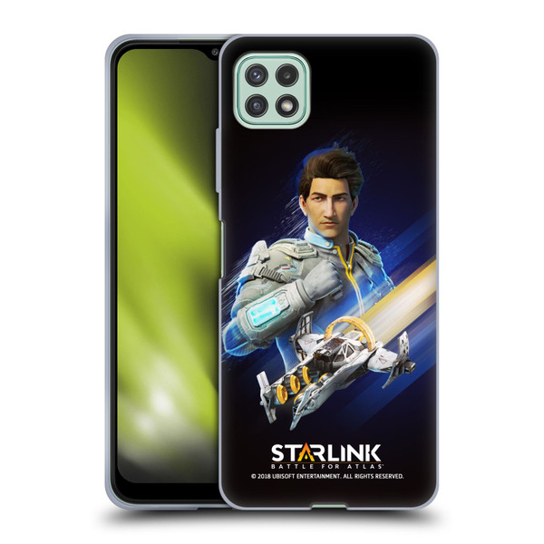 Starlink Battle for Atlas Character Art Mason Arana Soft Gel Case for Samsung Galaxy A22 5G / F42 5G (2021)