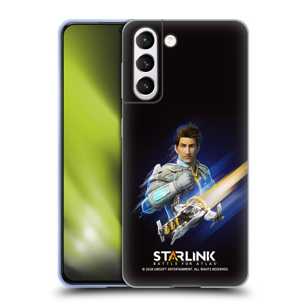 Starlink Battle for Atlas Character Art Mason Arana Soft Gel Case for Samsung Galaxy S21 5G