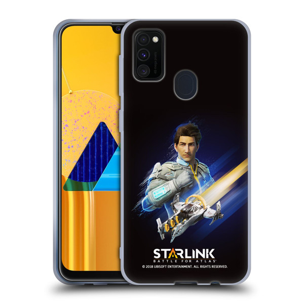 Starlink Battle for Atlas Character Art Mason Arana Soft Gel Case for Samsung Galaxy M30s (2019)/M21 (2020)