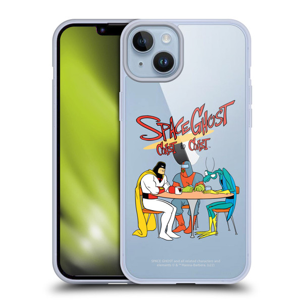 Space Ghost Coast to Coast Graphics Group Soft Gel Case for Apple iPhone 14 Plus