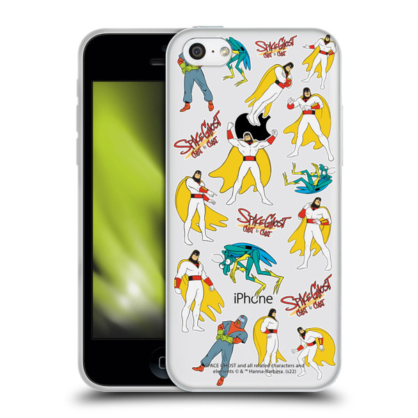 Space Ghost Coast to Coast Graphics Icons Soft Gel Case for Apple iPhone 5c