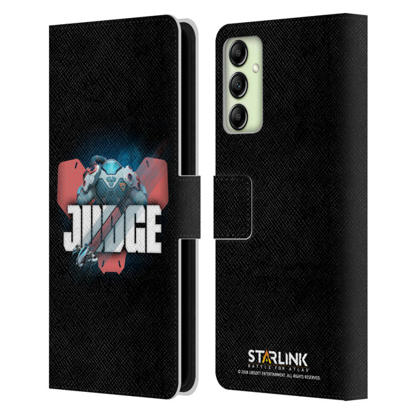 Starlink Battle for Atlas Character Art Judge Leather Book Wallet Case Cover For Samsung Galaxy A14 5G
