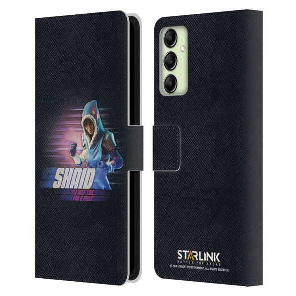 Starlink Battle for Atlas Character Art Shaid Leather Book Wallet Case Cover For Samsung Galaxy A14 5G