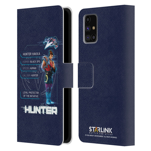 Starlink Battle for Atlas Character Art Hunter Leather Book Wallet Case Cover For Samsung Galaxy M31s (2020)