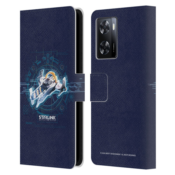 Starlink Battle for Atlas Starships Zenith Leather Book Wallet Case Cover For OPPO A57s