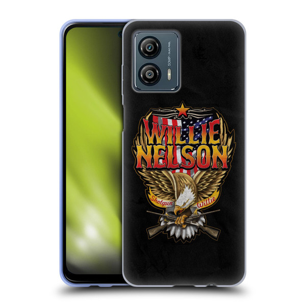 Willie Nelson Grunge Eagle Soft Gel Case for Motorola Moto G53 5G