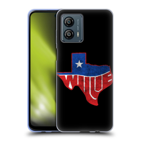 Willie Nelson Grunge Texas Soft Gel Case for Motorola Moto G53 5G