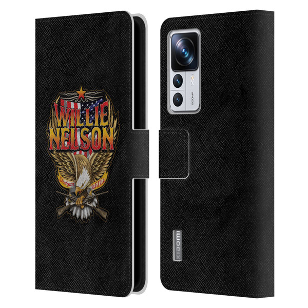 Willie Nelson Grunge Eagle Leather Book Wallet Case Cover For Xiaomi 12T Pro
