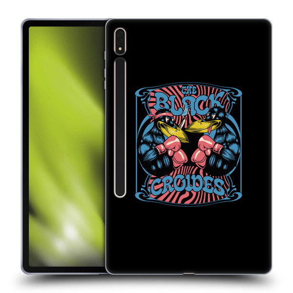 The Black Crowes Graphics Boxing Soft Gel Case for Samsung Galaxy Tab S8 Plus