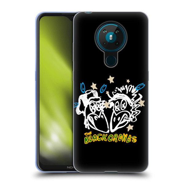 The Black Crowes Graphics Heads Soft Gel Case for Nokia 5.3