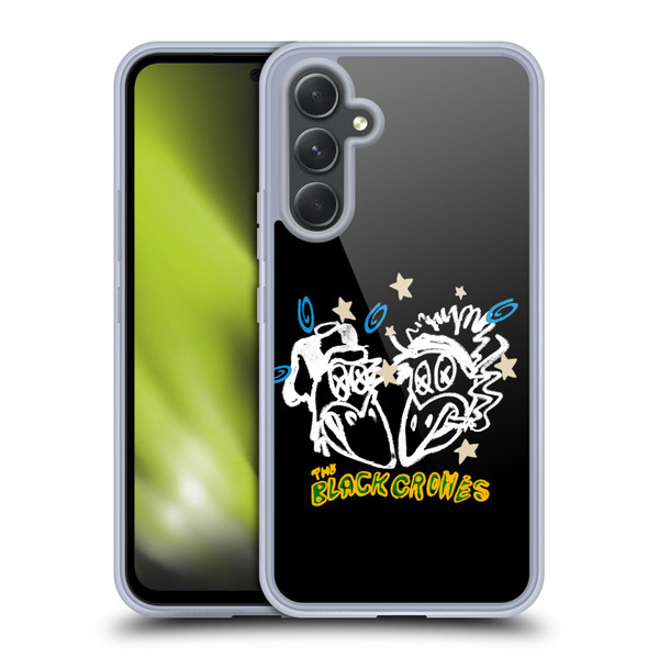 The Black Crowes Graphics Heads Soft Gel Case for Samsung Galaxy A54 5G