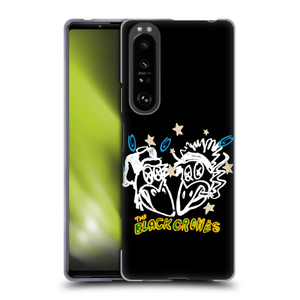 The Black Crowes Graphics Heads Soft Gel Case for Sony Xperia 1 III