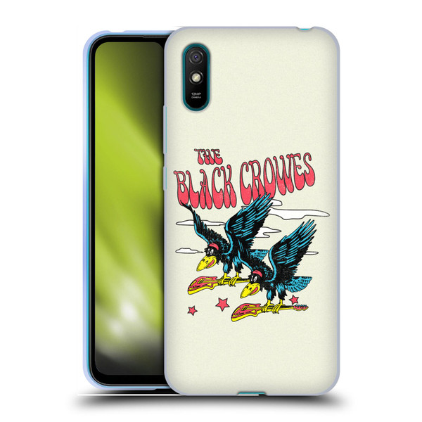 The Black Crowes Graphics Flying Guitars Soft Gel Case for Xiaomi Redmi 9A / Redmi 9AT