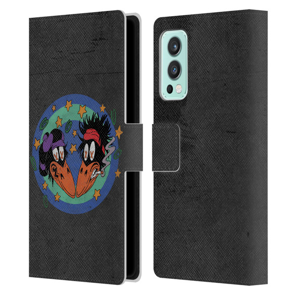 The Black Crowes Graphics Distressed Leather Book Wallet Case Cover For OnePlus Nord 2 5G