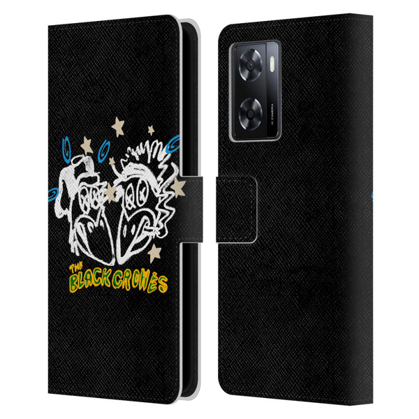 The Black Crowes Graphics Heads Leather Book Wallet Case Cover For OPPO A57s