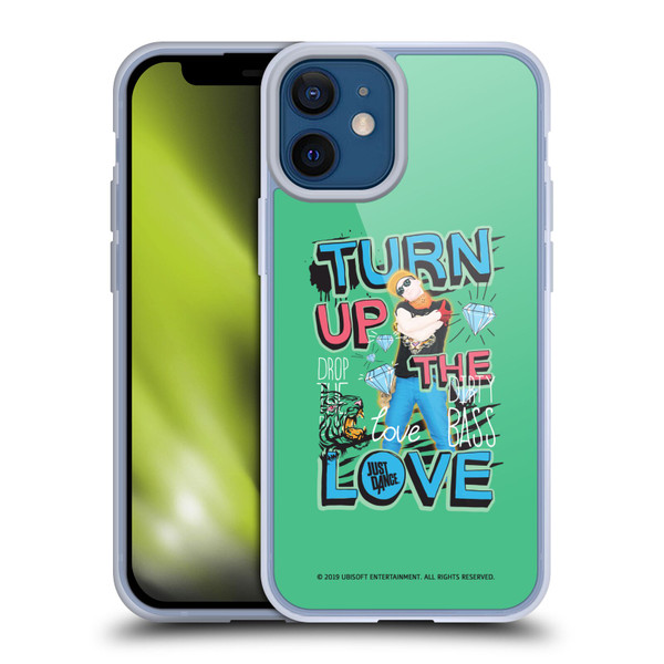 Just Dance Artwork Compositions Drop The Beat Soft Gel Case for Apple iPhone 12 Mini