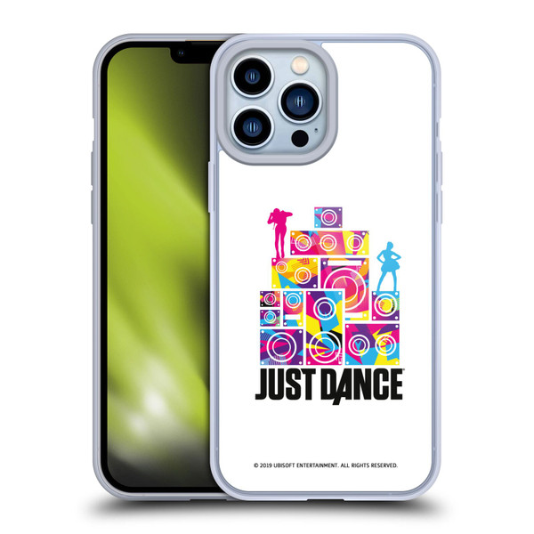 Just Dance Artwork Compositions Silhouette 5 Soft Gel Case for Apple iPhone 13 Pro Max