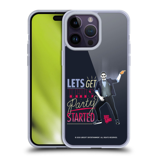 Just Dance Artwork Compositions Party Started Soft Gel Case for Apple iPhone 14 Pro Max