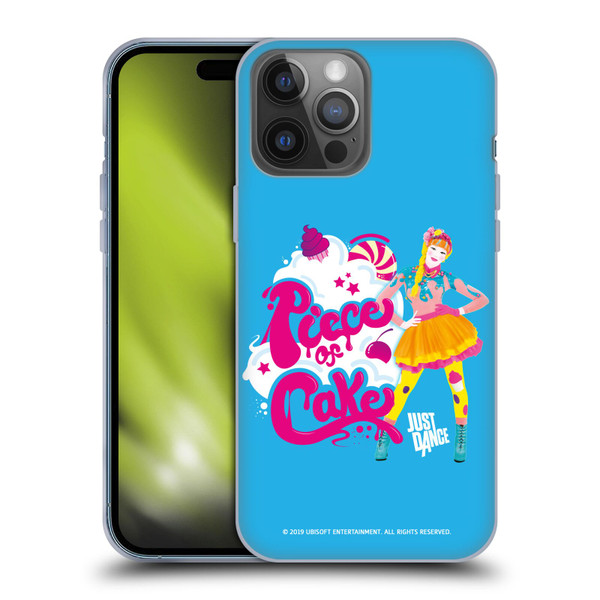 Just Dance Artwork Compositions Piece Of Cake Soft Gel Case for Apple iPhone 14 Pro Max