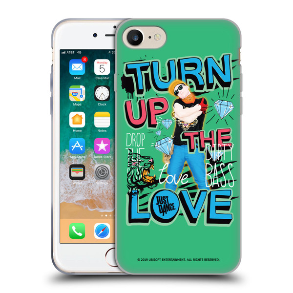 Just Dance Artwork Compositions Drop The Beat Soft Gel Case for Apple iPhone 7 / 8 / SE 2020 & 2022