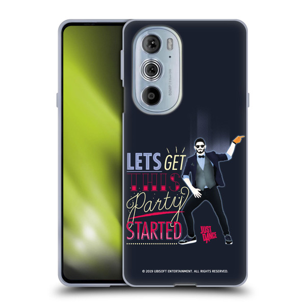 Just Dance Artwork Compositions Party Started Soft Gel Case for Motorola Edge X30