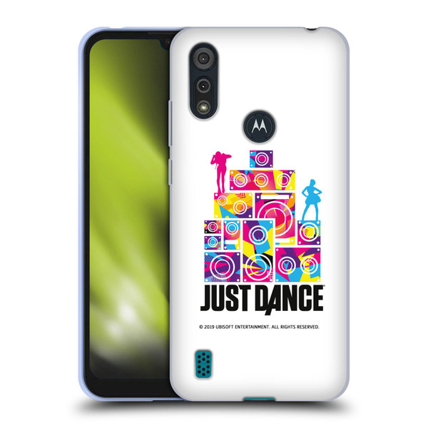 Just Dance Artwork Compositions Silhouette 5 Soft Gel Case for Motorola Moto E6s (2020)