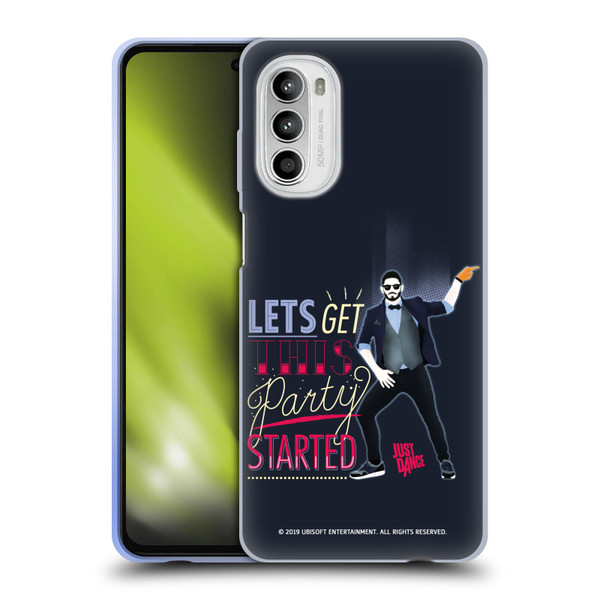 Just Dance Artwork Compositions Party Started Soft Gel Case for Motorola Moto G52