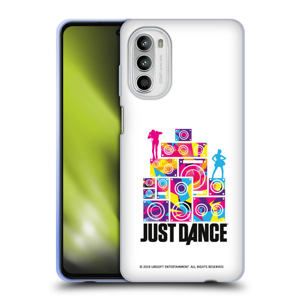 Just Dance Artwork Compositions Silhouette 5 Soft Gel Case for Motorola Moto G52