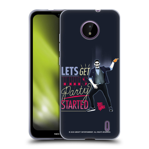 Just Dance Artwork Compositions Party Started Soft Gel Case for Nokia C10 / C20