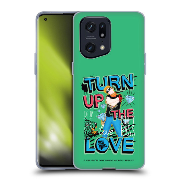 Just Dance Artwork Compositions Drop The Beat Soft Gel Case for OPPO Find X5 Pro