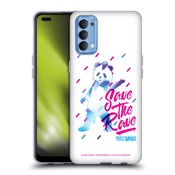 Just Dance Artwork Compositions Save The Rave Soft Gel Case for OPPO Reno 4 5G