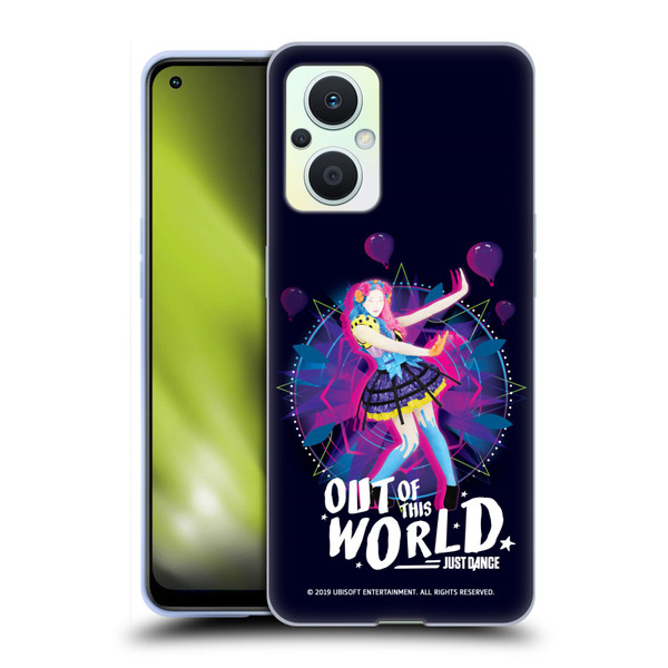 Just Dance Artwork Compositions Out Of This World Soft Gel Case for OPPO Reno8 Lite
