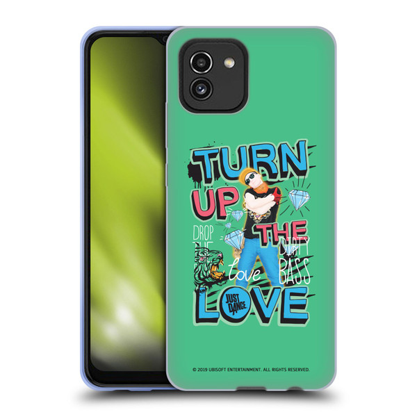 Just Dance Artwork Compositions Drop The Beat Soft Gel Case for Samsung Galaxy A03 (2021)