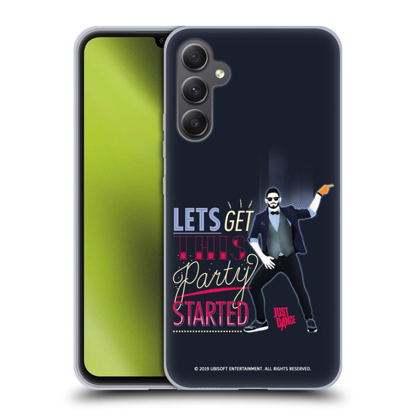 Just Dance Artwork Compositions Party Started Soft Gel Case for Samsung Galaxy A34 5G