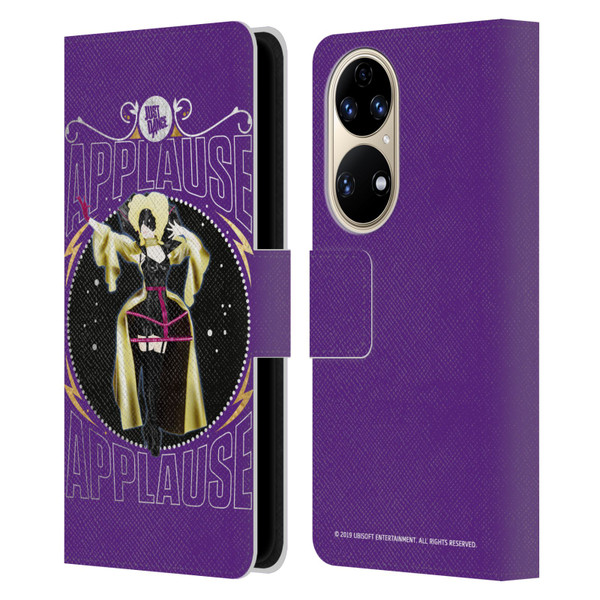 Just Dance Artwork Compositions Applause Leather Book Wallet Case Cover For Huawei P50