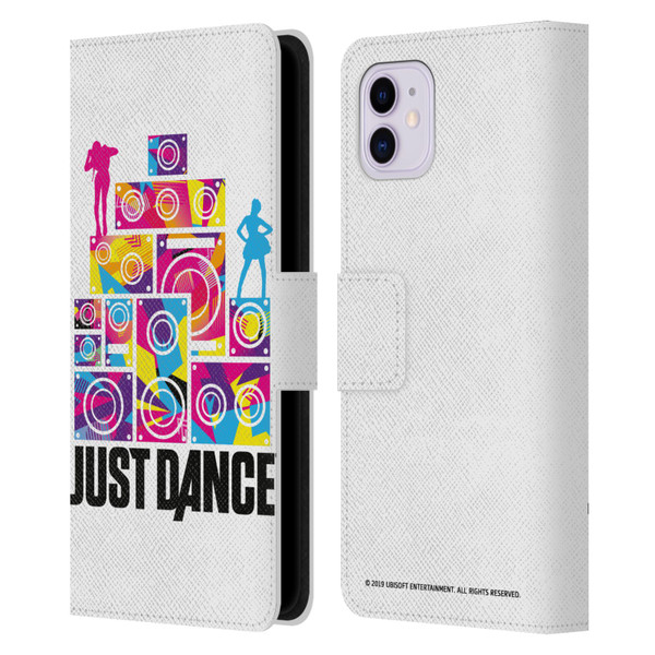 Just Dance Artwork Compositions Silhouette 4 Leather Book Wallet Case Cover For Apple iPhone 11