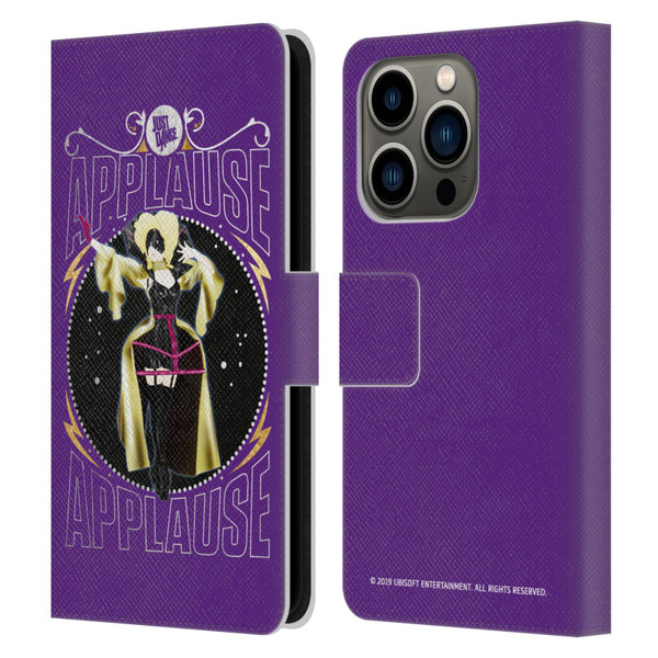 Just Dance Artwork Compositions Applause Leather Book Wallet Case Cover For Apple iPhone 14 Pro