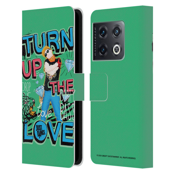 Just Dance Artwork Compositions Drop The Beat Leather Book Wallet Case Cover For OnePlus 10 Pro