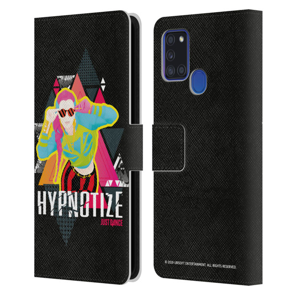 Just Dance Artwork Compositions Hypnotize Leather Book Wallet Case Cover For Samsung Galaxy A21s (2020)