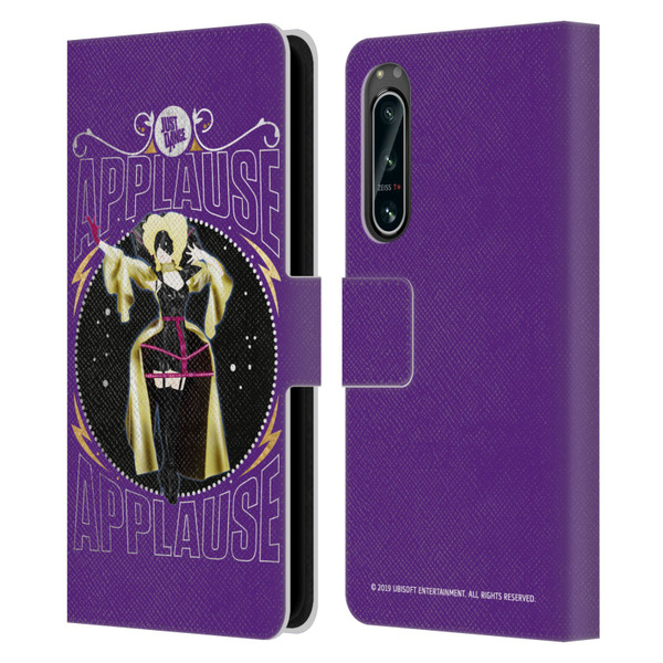 Just Dance Artwork Compositions Applause Leather Book Wallet Case Cover For Sony Xperia 5 IV