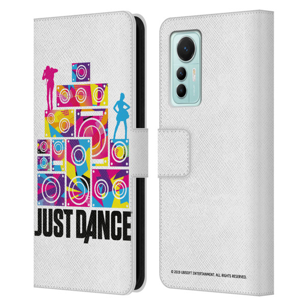 Just Dance Artwork Compositions Silhouette 4 Leather Book Wallet Case Cover For Xiaomi 12 Lite